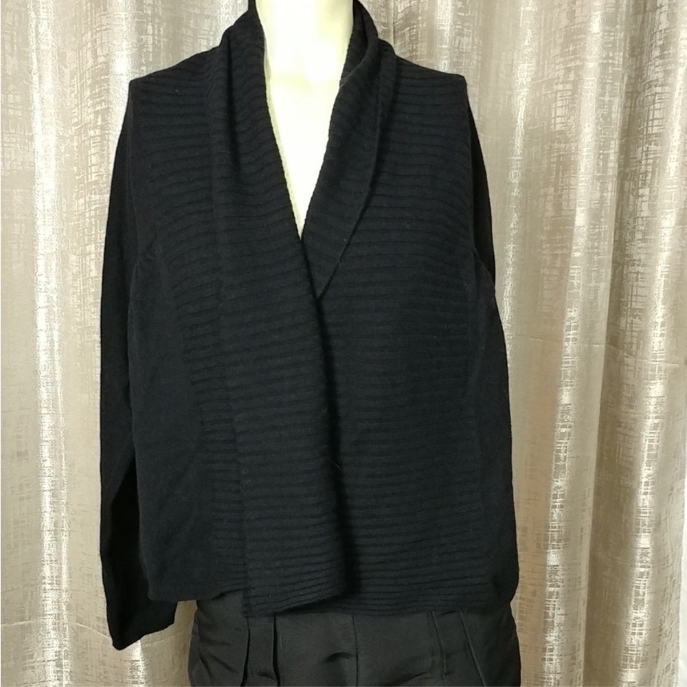 kokun 💯 % Cashmere Ribbed Shawl‎ Collar Cardigan